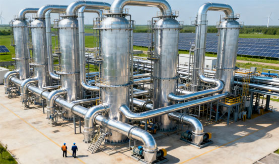 沼气进入干法脱硫前需要做什么?