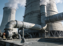 电厂怎么处理脱硫?   